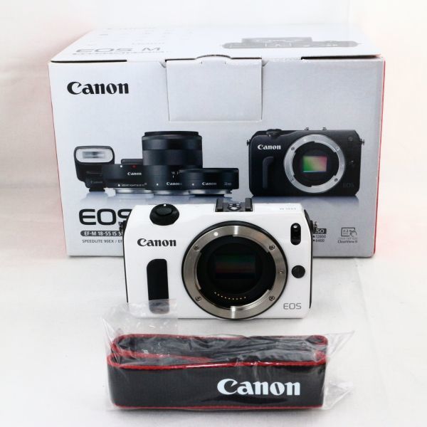 100%新品，爆買い 極上 CANON EOS M ボディ ホワイト(キヤノン)｜売買されたオークション情報、yahooの商品情報をアーカイブ公開 - オークファン キヤノン