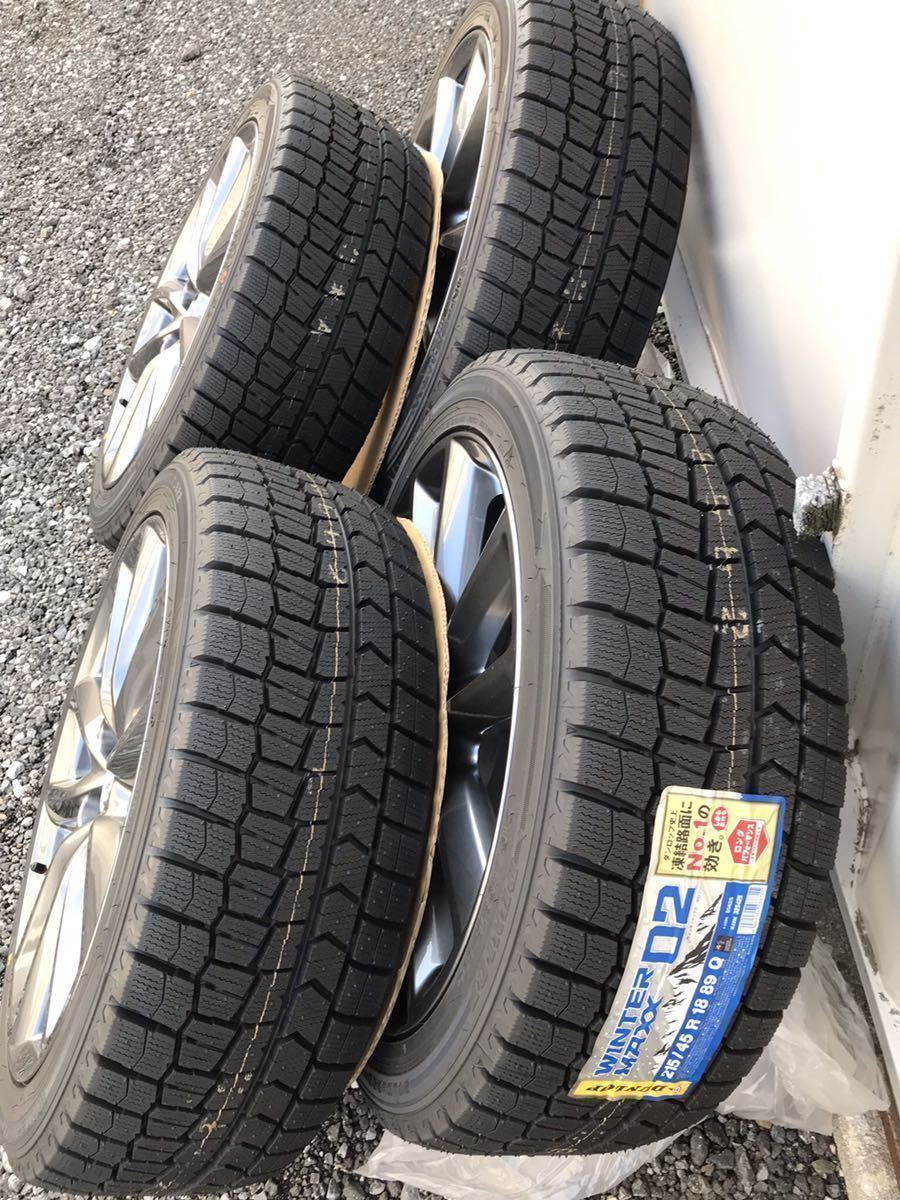 MAZDA3純正ホイール &スタッドレスタイヤ4本セット 18 インチ7J+4 5 