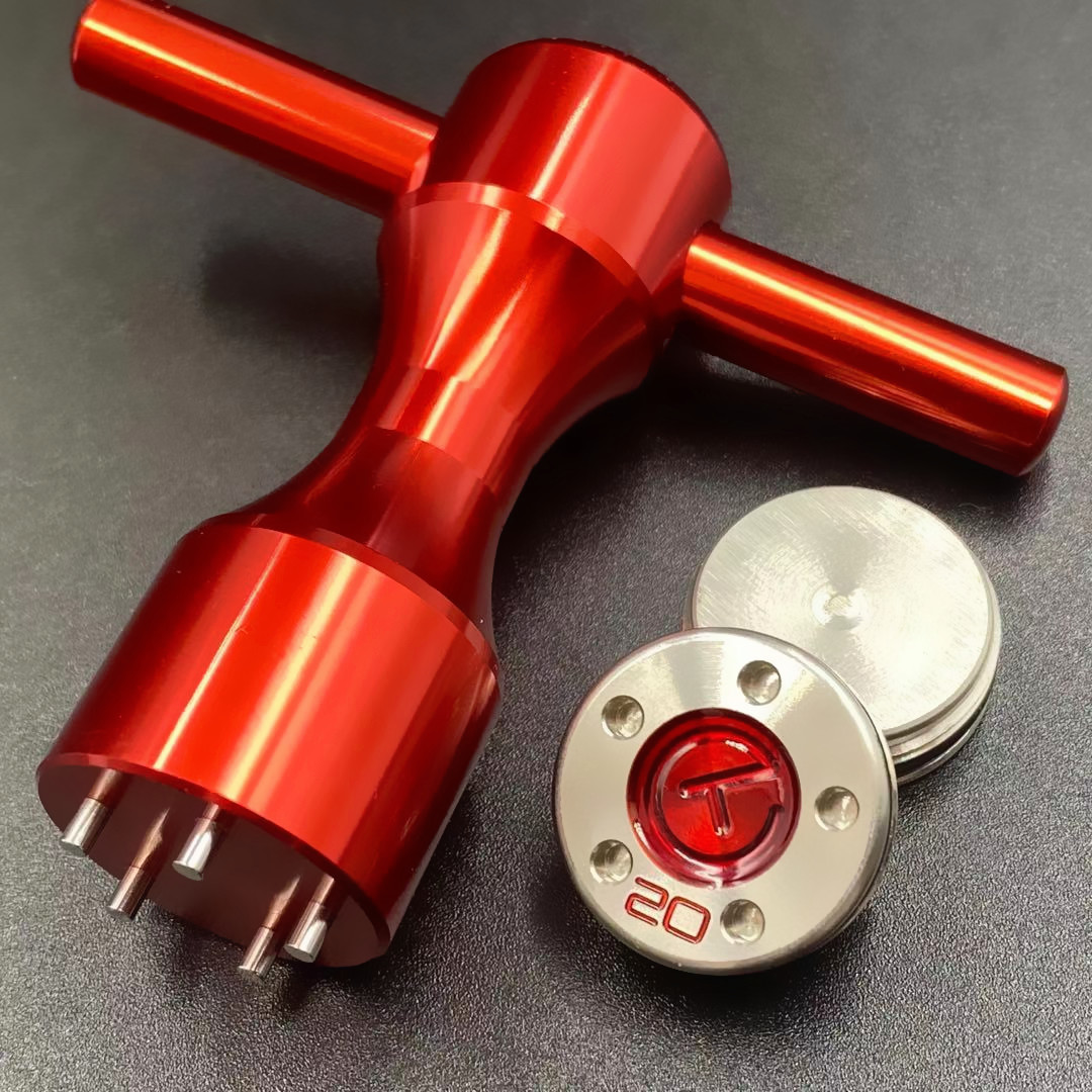 スコッティ キャメロン ウェイトT 赤 （20g ウェイト2個＋Tレンチ セット）レンチ色指定可 送料無料 最短翌日到着_1