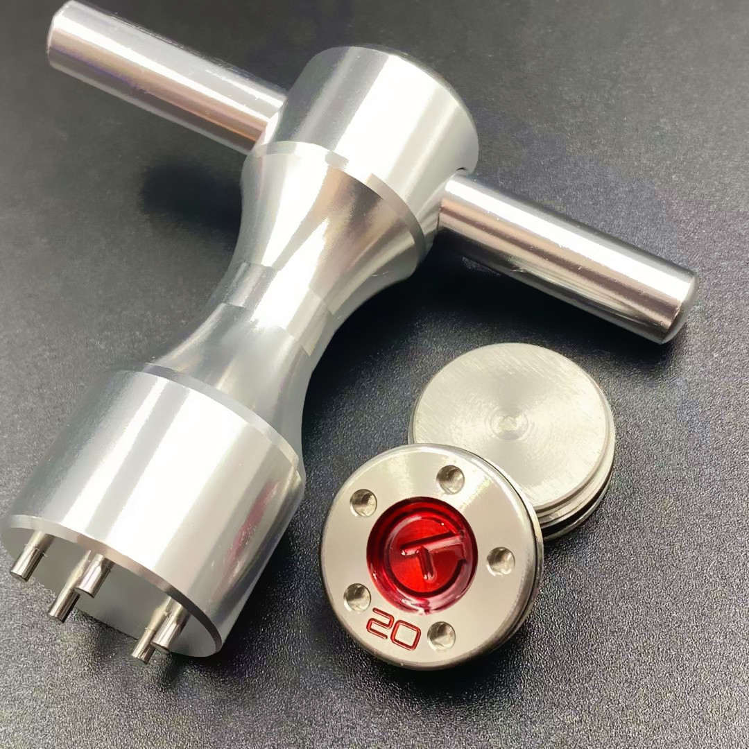 スコッティ キャメロン ウェイトT 赤 （20g ウェイト2個＋Tレンチ セット）レンチ色指定可 送料無料 最短翌日到着_2