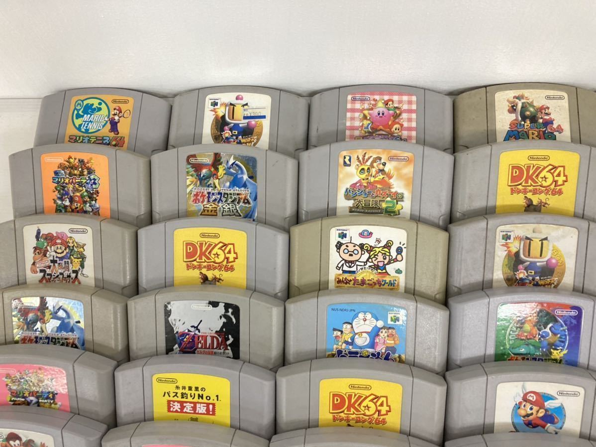 P21)ジャンク品 中古品 NINTENDO64 ソフト 99本 セット N64 任天堂64