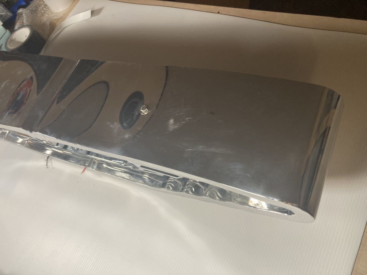 未使用　ちょい訳あり　クリスタルカットグリーン　アンドン 大型　中型 　バスマーク　鏡面 ステンレス製 デコトラ レトロ 貴和クリスタル | デコトラ 225⁄80R17.5 タイヤ＆ホイール1本SET 4個