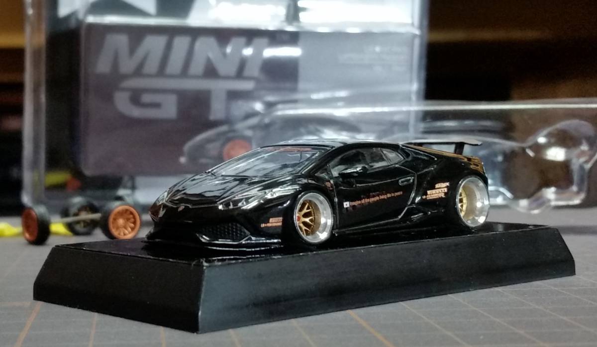 鏡面加工カスタムミニカーHot Wheelsランボルギーニウラカン