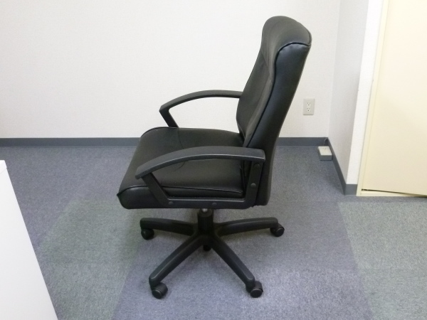 ■■■１円～パソコンチェア【ブラック】 オフィスチェアー 椅子_3