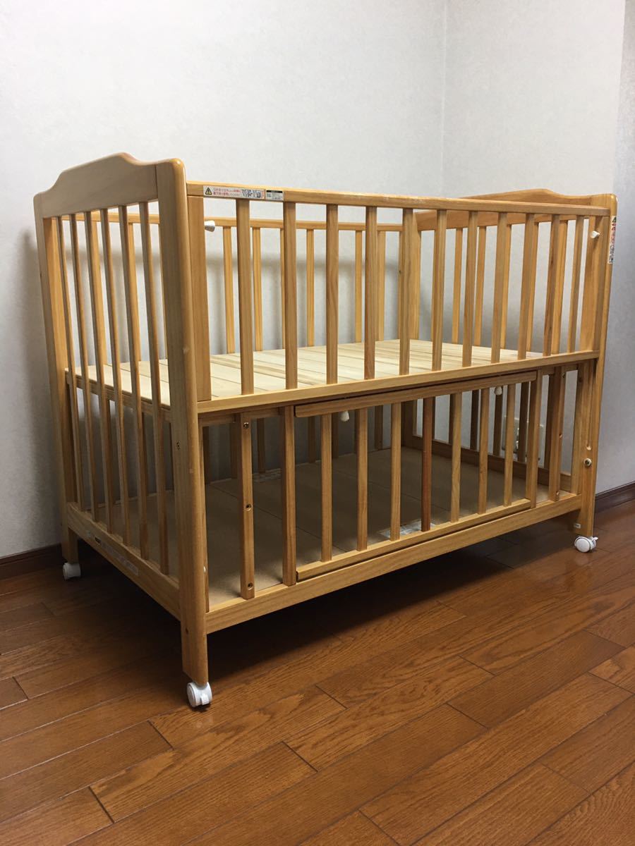 付属品完備 KATOJI タチベッド （ナチュラルF） 02166F カトージ・タチベッド（ナチュラルF）品番02166F ベビー用品 ベッド