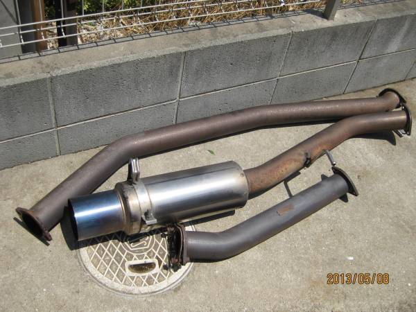 JZX100、希少 Rasty VRマフラー軽量中古訳あり品。(社外品 
