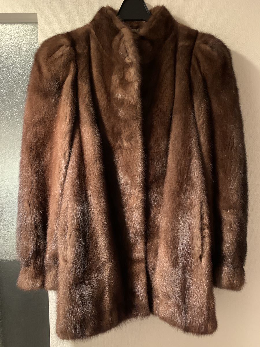 ANTONELLA MARANI サガミンク SAGA MINK 毛皮 コート Mowus-M 