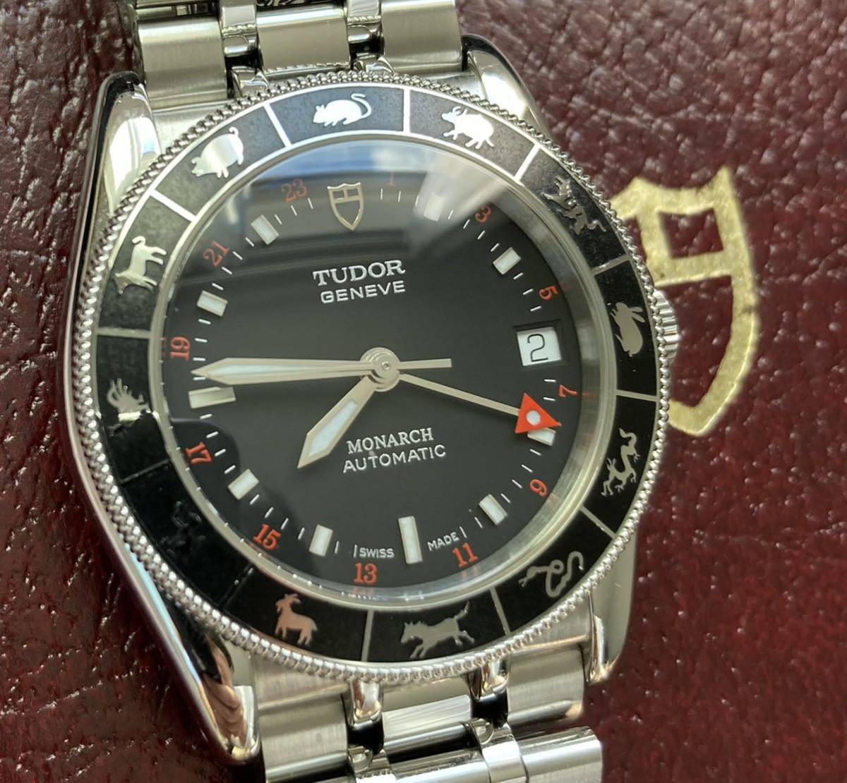 超希少 干支チュー [チュードル TUDOR] 38080 モナーク MONARCH 自動巻