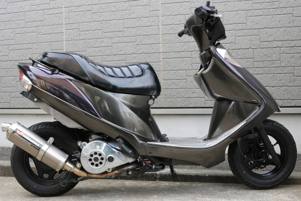 まこと アドレスv125 K5〜K7 規制前 Enigma SUZUKI アドレスV125G(CF46A)K7規制前モデル ヨシムラ カスタム