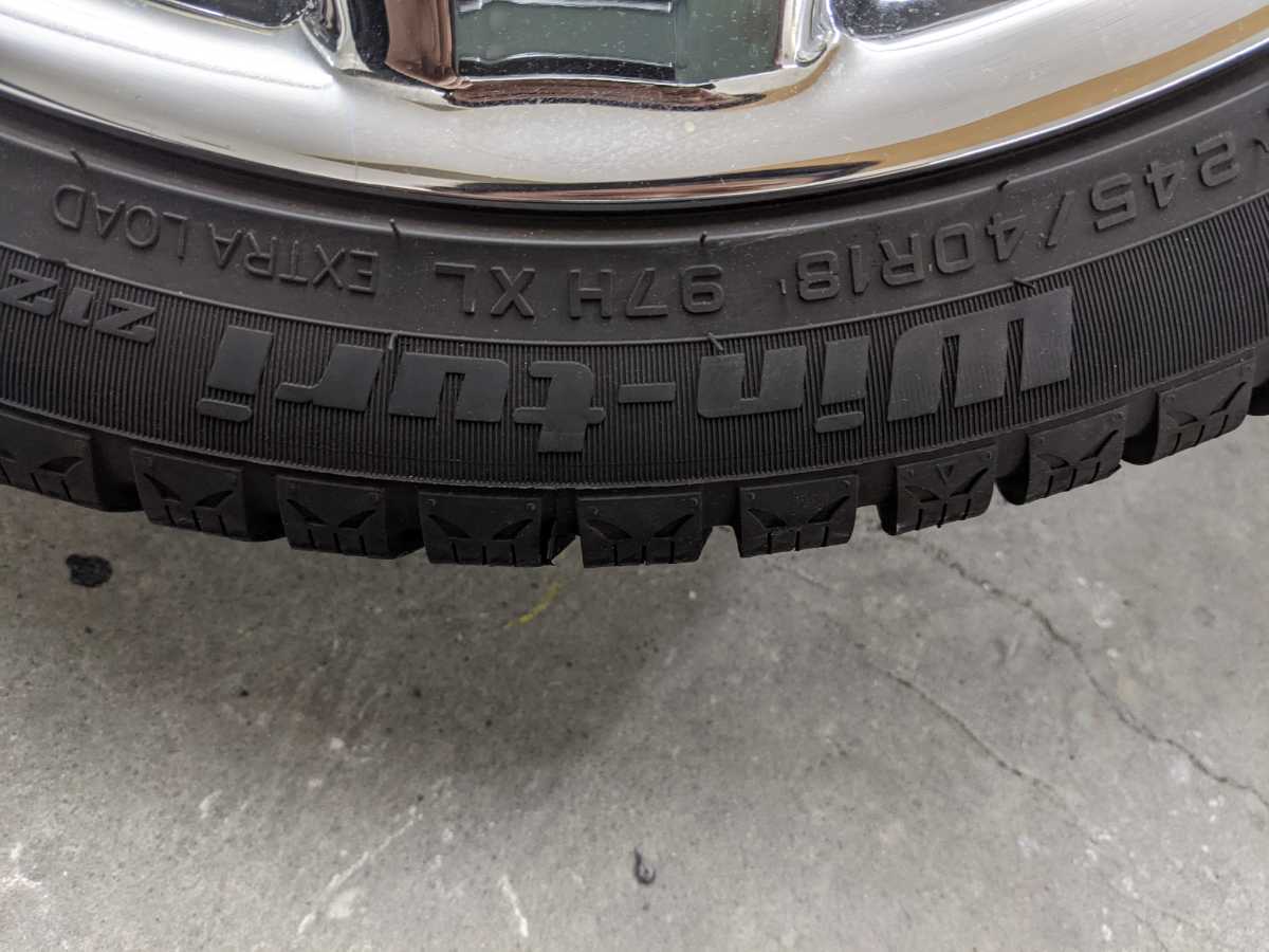 トヨタ30セルシオ 純正オプション メッキホイール 18×7.5jj＋45 245/40 