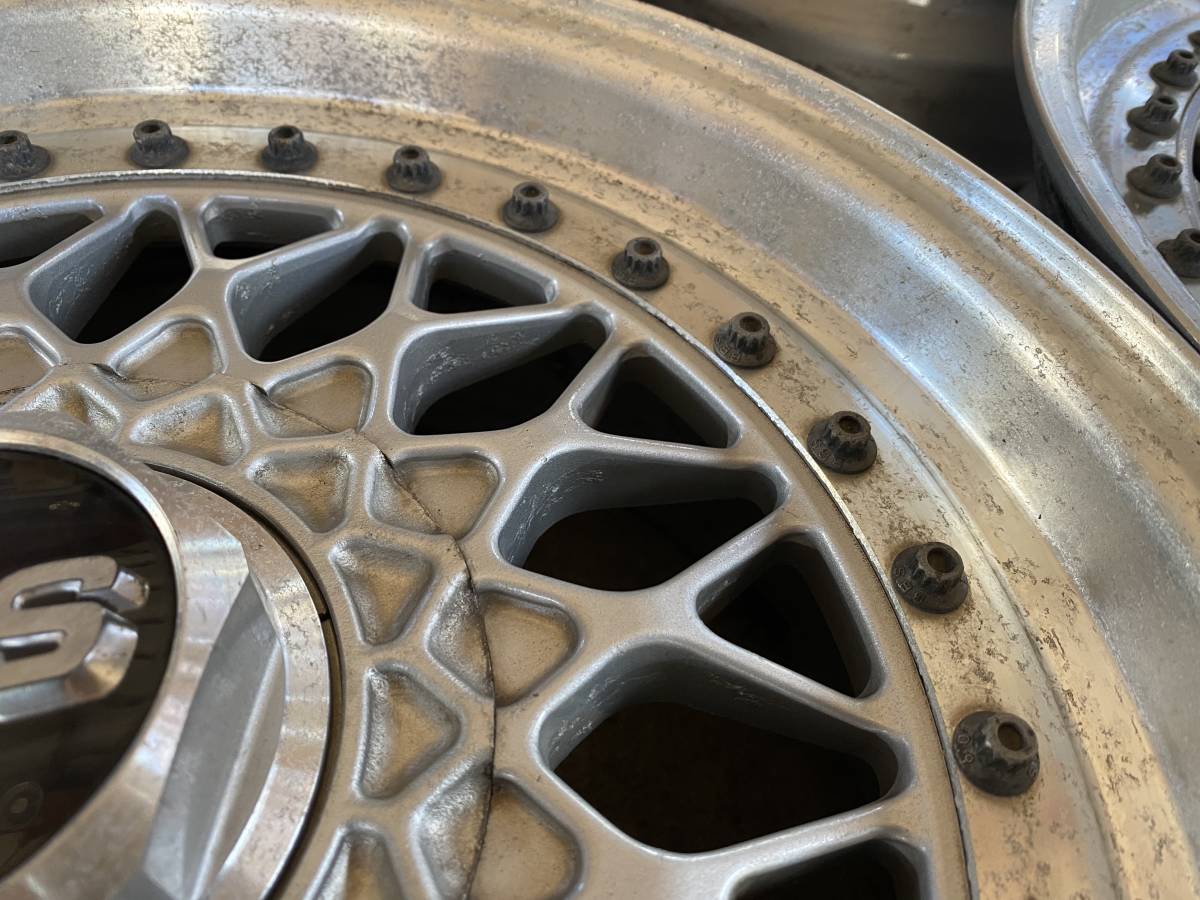 BBS RS RS032 15インチ 6.5J +17 旧車 当時物 純正 キャップ ナット