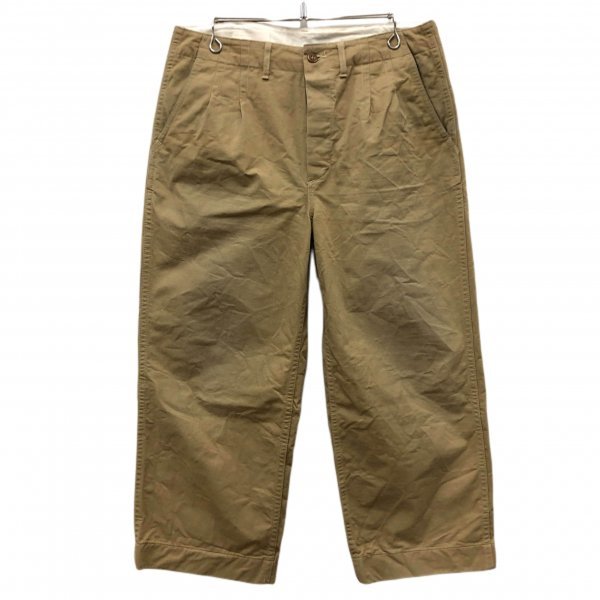 AT LAST&CO / 2TUCK CHINO TROUSERS アットラスト / ボタン 