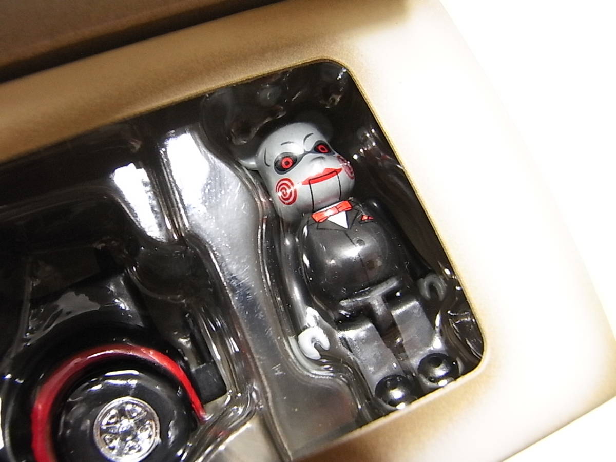 SAW ベアブリック BE@RBRICK チョロQ ベアブリックチョロQ 公式通販 SERIES コラボ 0 ソウ bear brick 100% 箱入 映画SAW(ソウ) 特注
