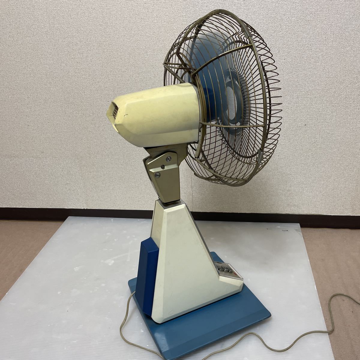 HITACHI H-625 昭和レトロ 扇風機 A.C. 30CM DESK FAN 基本動作確認 