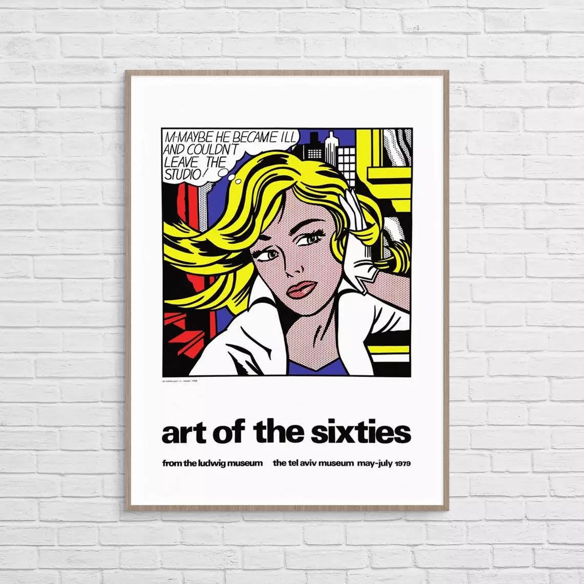 ポスター Lichtenstein スウェーデン限定！ロイ・リキテンスタイン希少