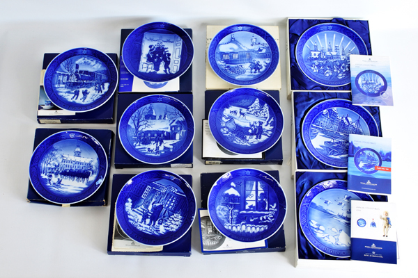 限定セール，安い ロイヤルコペンハーゲン Royal Copenhagen イヤープレート 11枚 1992/1993/1994/1995/2000/2001/2002/2005/2006/2007/2008 飾皿 元箱付属(ロイヤルコペンハーゲン)｜売買されたオークション情報、yahooの商品情報を ロイヤルコペンハーゲン