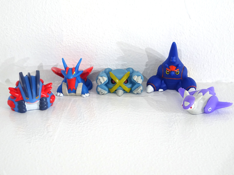 ☆中古☆ポケモンキッズ メガシンカ 指人形 ソフビ まとめ売りセット