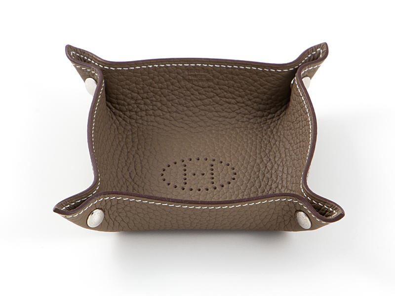 BF】エルメス HERMES ヴィド・ポッシュ トリヨンクレマンス エトゥープ 