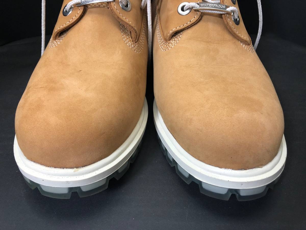 即決 Timberland ティンバーランド メンズ US7W 25cm 本革 ヌバック 