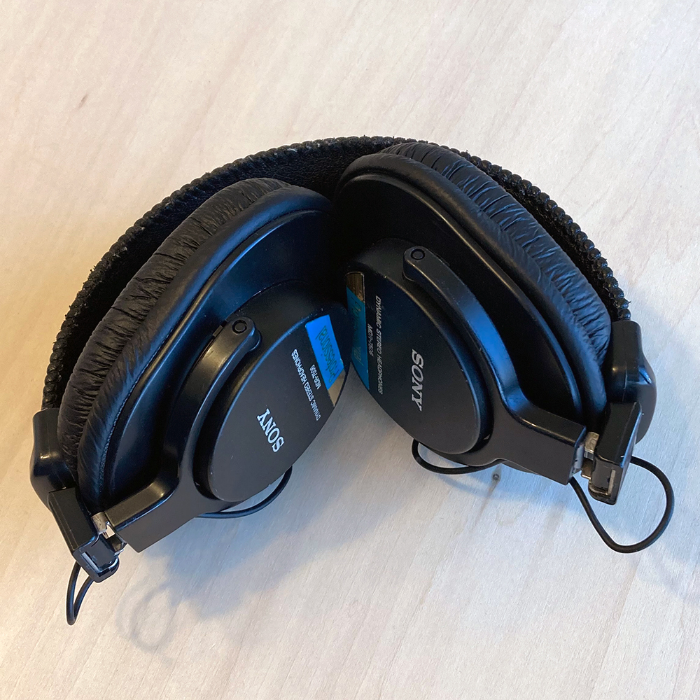 脱着化・折りたたみ式】SONY MDR-7506 ヘッドホン 改造済み ソニー 