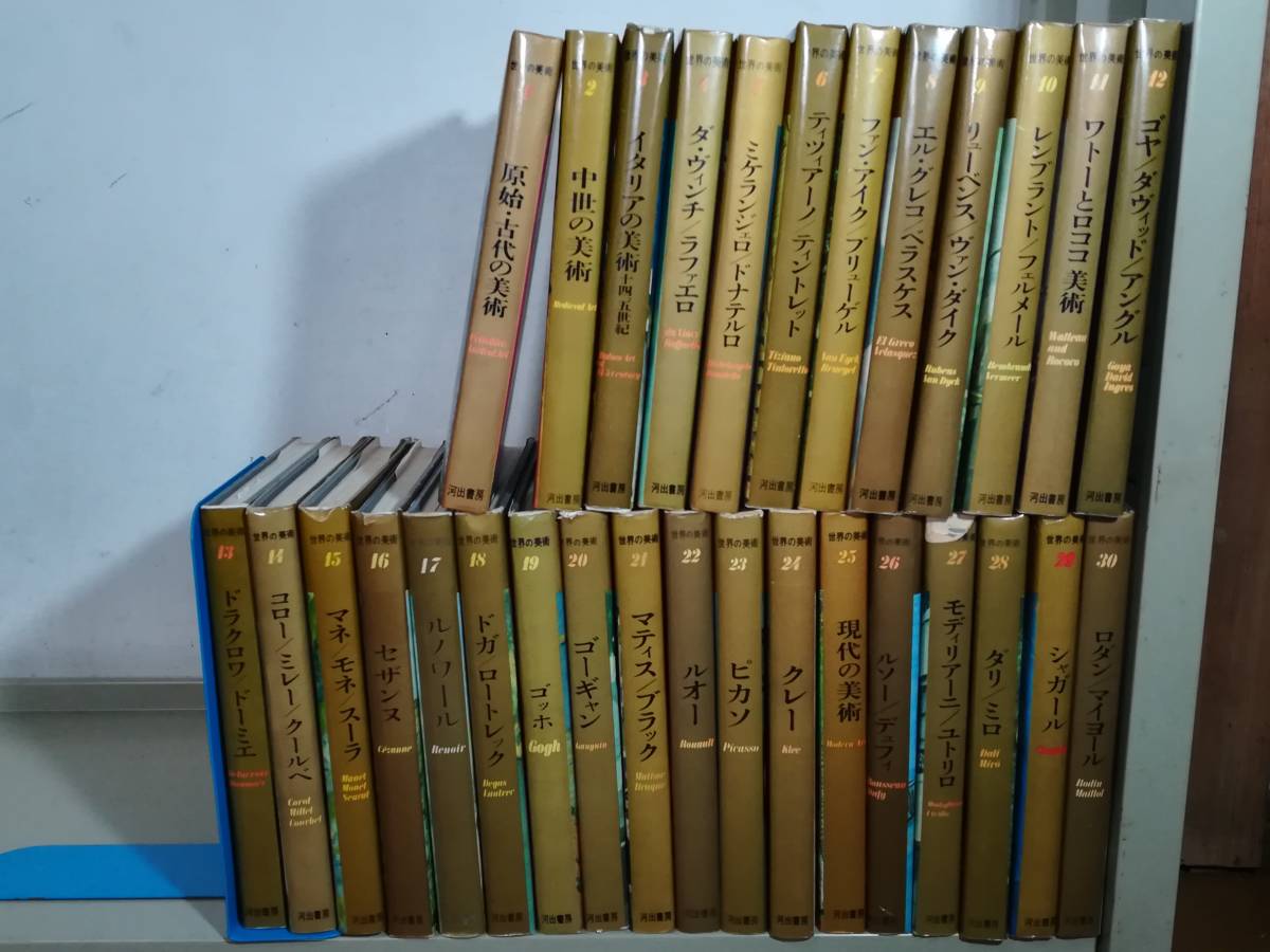 世界の美術 河出書房 全30冊 河出書房の中古品 現代世界美術全集