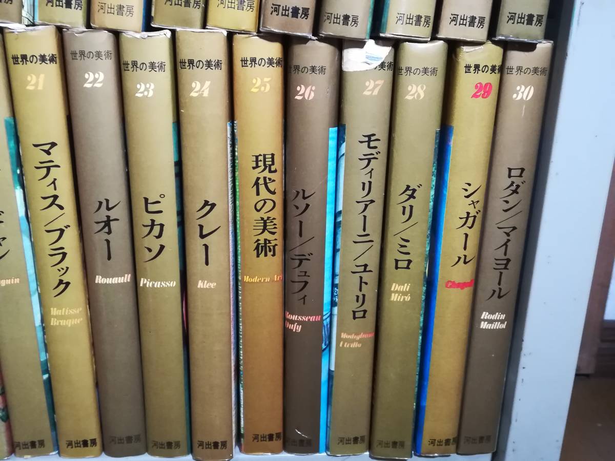 世界の美術 河出書房 全30冊 河出書房の中古品 現代世界美術全集