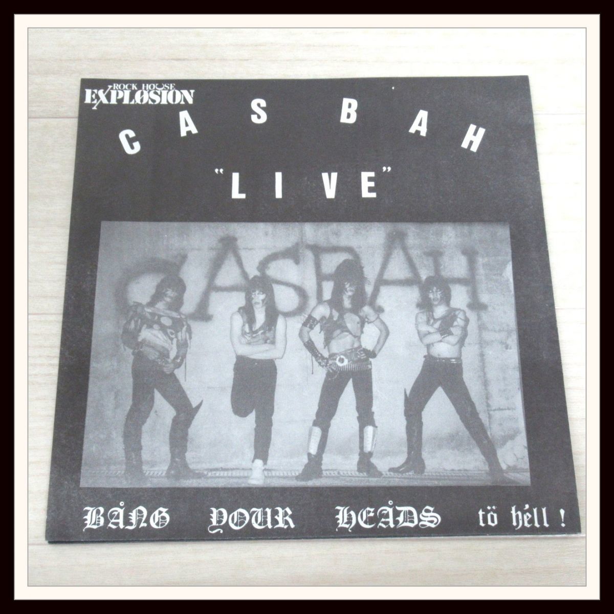 格安，お得 良品 CASBAH/カスバ/LIVE/EXPLOSION/1985年/ソノシート/ ジャパメタ K3 SP(インディーズ)｜売買されたオークション情報、yahooの商品情報をアーカイブ公開 - オークファン インディーズ
