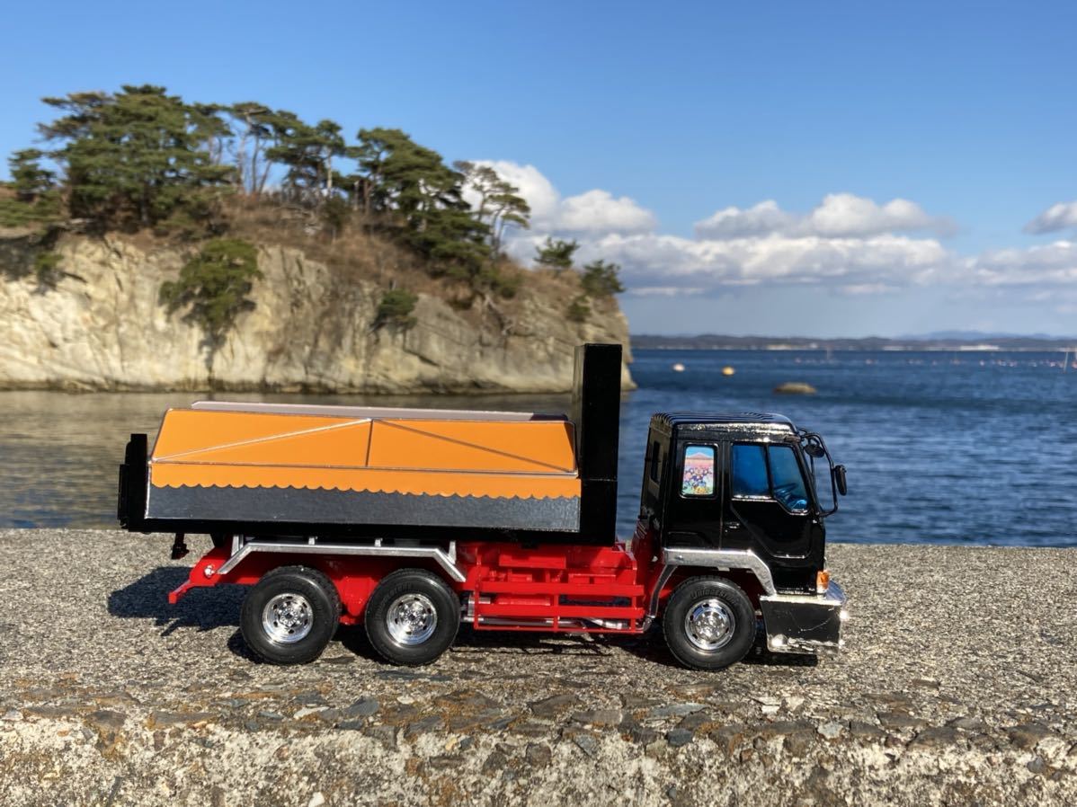 アオシマ 1/32 デコトラプラモデル 完成品 ザグレート(トラック
