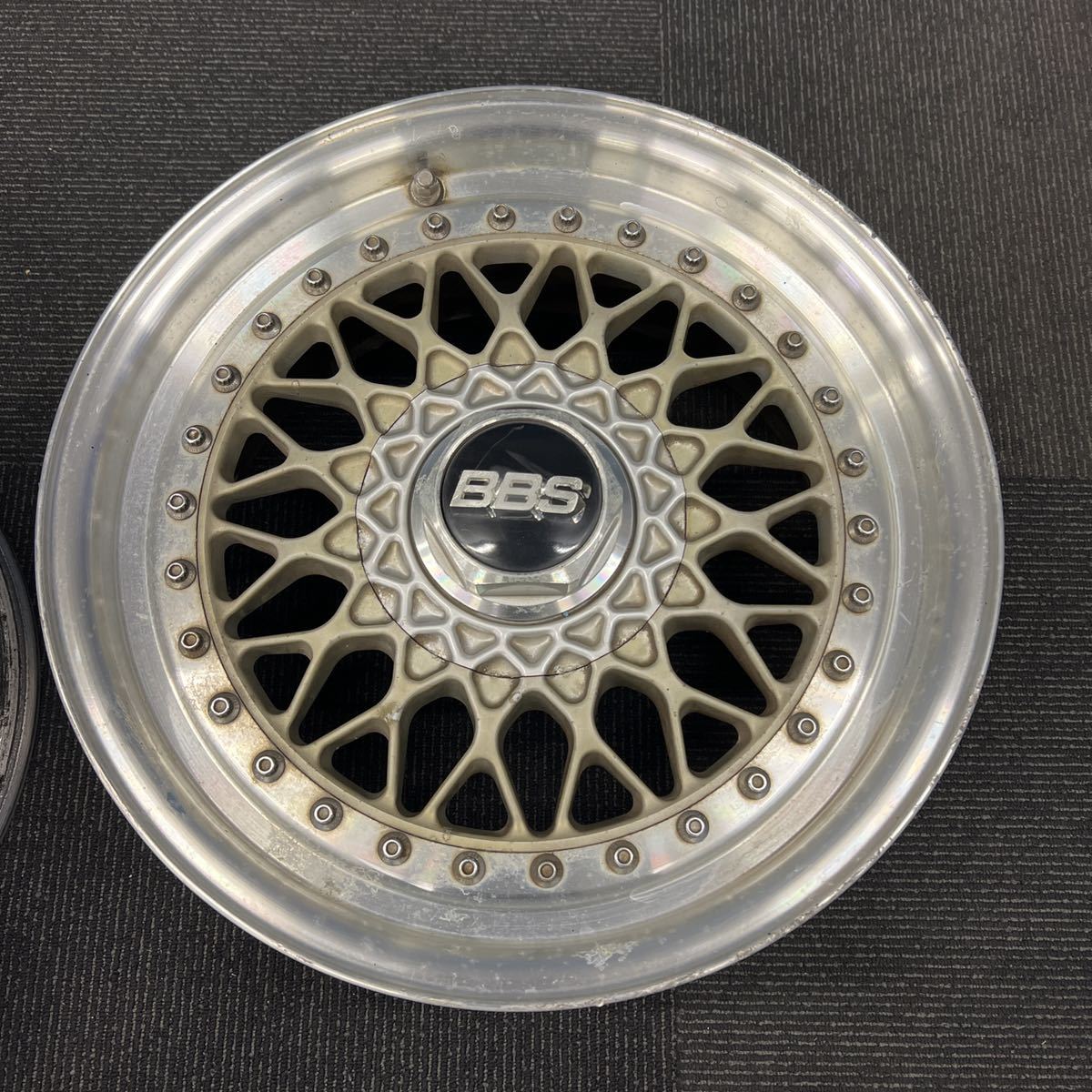 当時物 旧車 BBS RS036 15インチ7J+25 4H-114.3 4本セット 15インチ +25 BBS 7J＋25 希少！BBS 付き