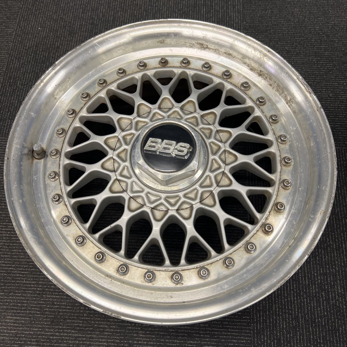 当時物 旧車 BBS RS036 15インチ7J+25 4H-114.3 4本セット 15インチ +25 BBS 7J＋25 希少！BBS 付き