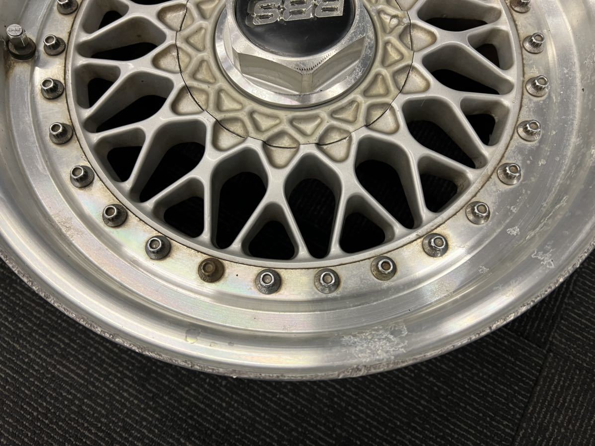 当時物 旧車 BBS RS036 15インチ7J+25 4H-114.3 4本セット 15インチ +25 BBS 7J＋25 希少！BBS 付き