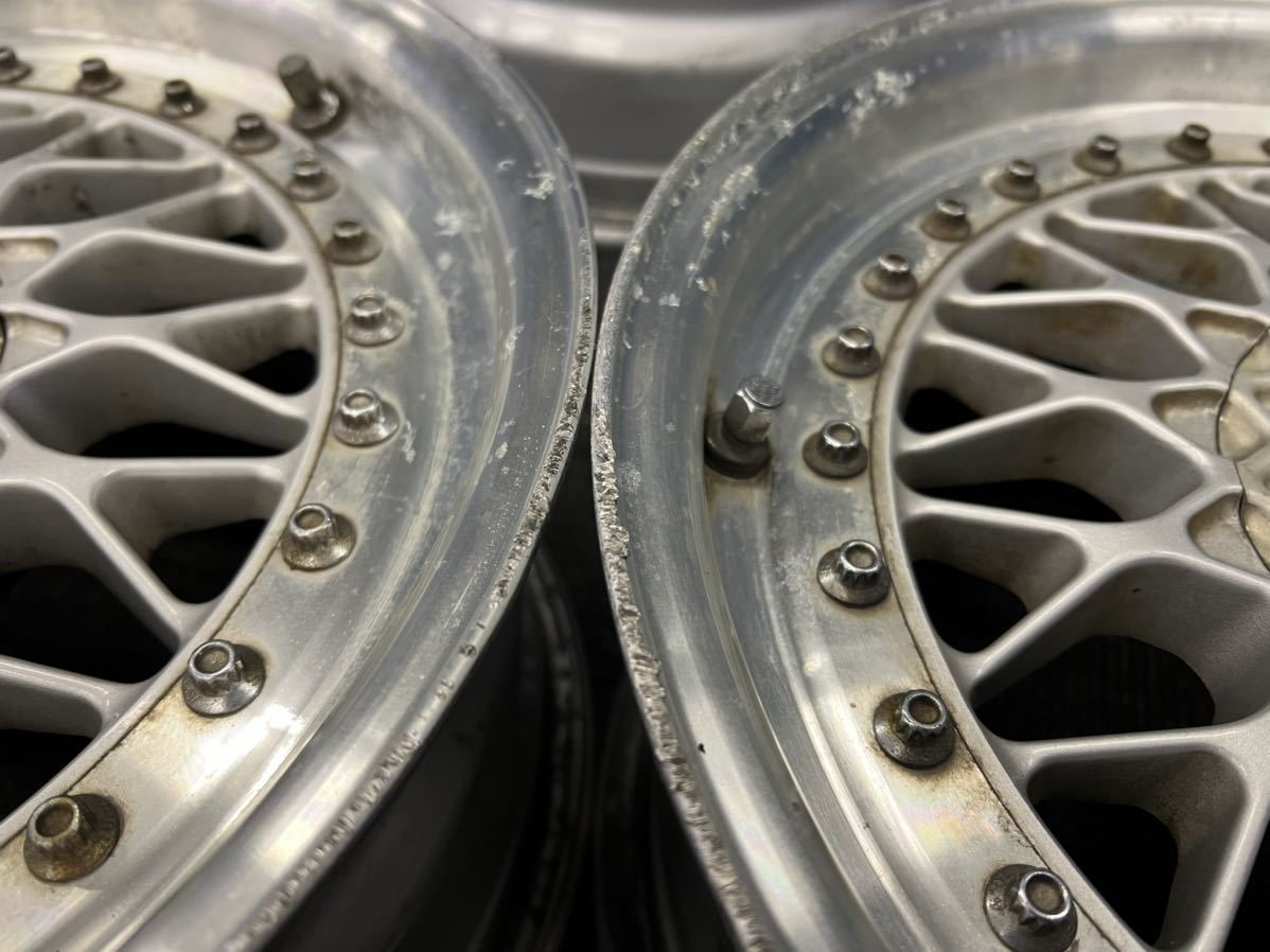当時物 旧車 BBS RS036 15インチ7J+25 4H-114.3 4本セット 15インチ +25 BBS 7J＋25 希少！BBS 付き