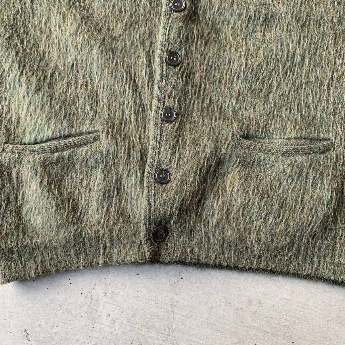 60s ビンテージ モヘアカーディガン Baggy Shag カートコバーン 60s