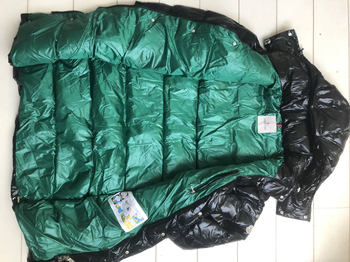 MONCLER HANOVERIAN モンクレール ダウンコート サイズ1 黒/緑 並行品 