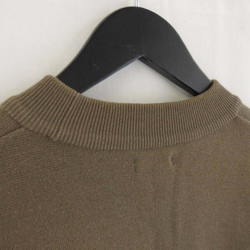 STEVEN ALAN スティーブンアラン MLN MOCK NECK KNIT-LOOSE 8113-699-0235 モックネックニット 日本製 ブラウン 茶 M 71003178 MLN MOCK Steven 定価15400円 8113-699-0235⁄MLN 嵐山町
