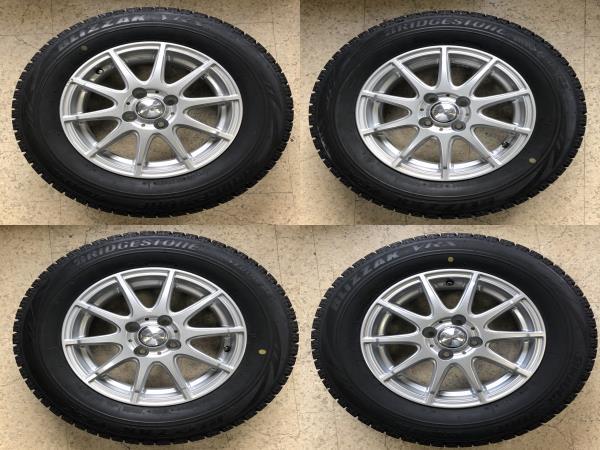 フリードに ブリヂストン 185/70R14 185-70-14 2020年製 中古 
