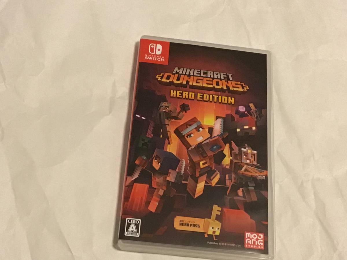 限定セール，格安 Nintendo Switch Minecraft Dungeons Hero Edition マインクラフトダンジョンズ ヒーローエディション(ニンテンドースイッチソフト)｜売買されたオークション情報、yahooの商品情報をアーカイブ公開 - オ ニンテンドースイッチソフト