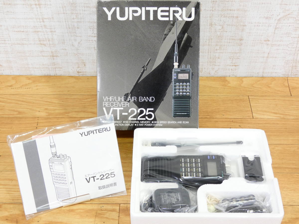 未使用保管品！ YUPITERU ユピテル VT-225 VHF/UHF AIR BAND エアー