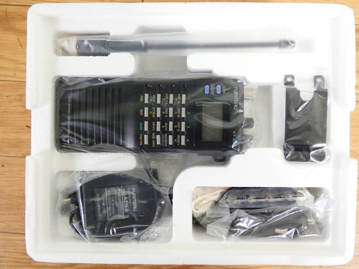 未使用保管品！ YUPITERU ユピテル VT-225 VHF/UHF AIR BAND エアー