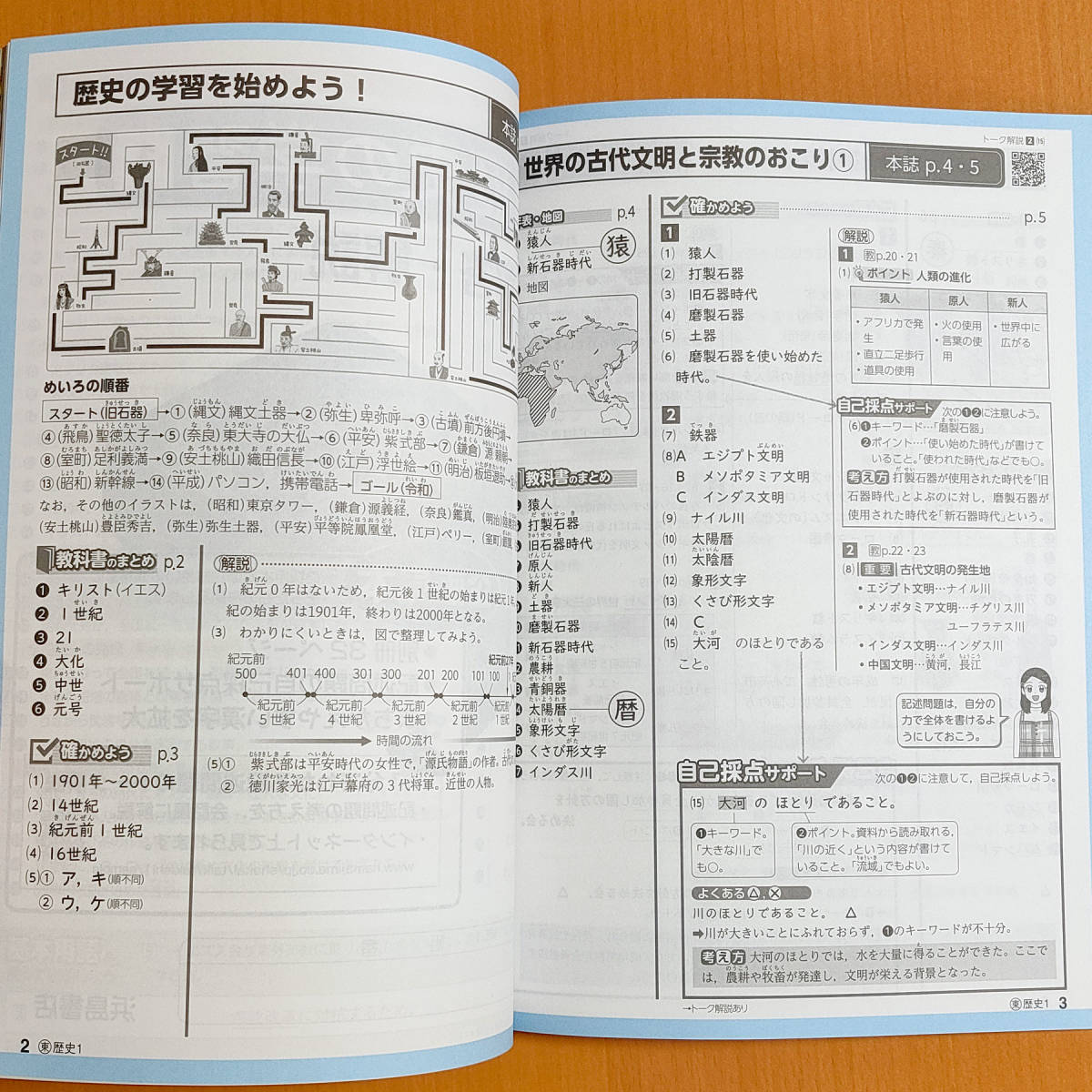 中学生の歴史ワーク 上下巻セット 解答解説つき Www Gecskp Ac In