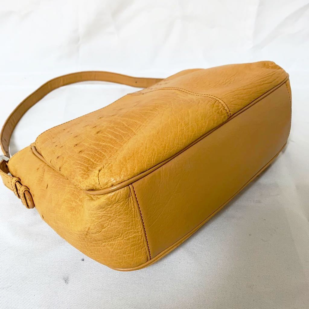 ◇極上！美品《HAMANO》濱野 ハマノ 本革 オーストリッチレザー