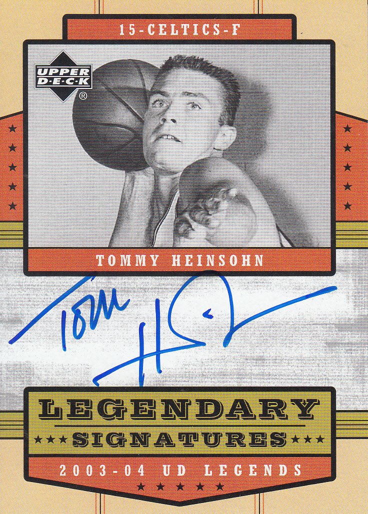 正規品，お買い得 03-04 UD LEGENDS 'TOMMY HEINSOHN' LEGENDARY SIGNATURES(Upper Deck)｜売買されたオークション情報、yahooの商品情報をアーカイブ公開 - オークファン Upper Deck