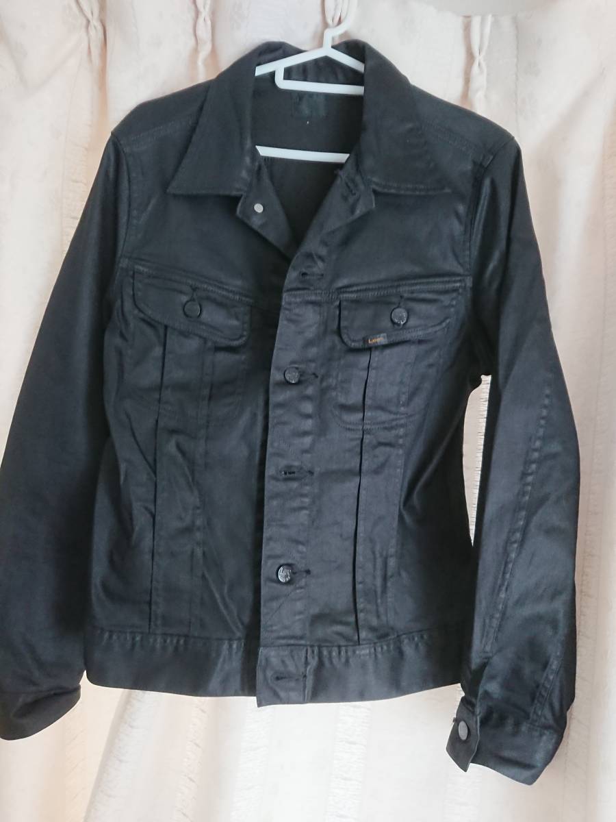 Lee/リー　コーティングデニムジャケット ブラック LEE コーティングデニムジャケット ブラックデニム オンライン
