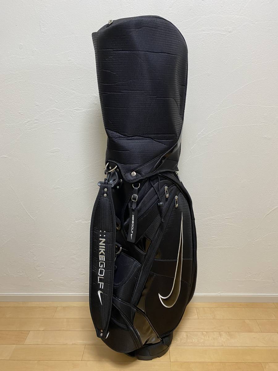 Nike Golf キャディバッグ ゴルフバッグ ブラック⁄オレンジ ナイキの
