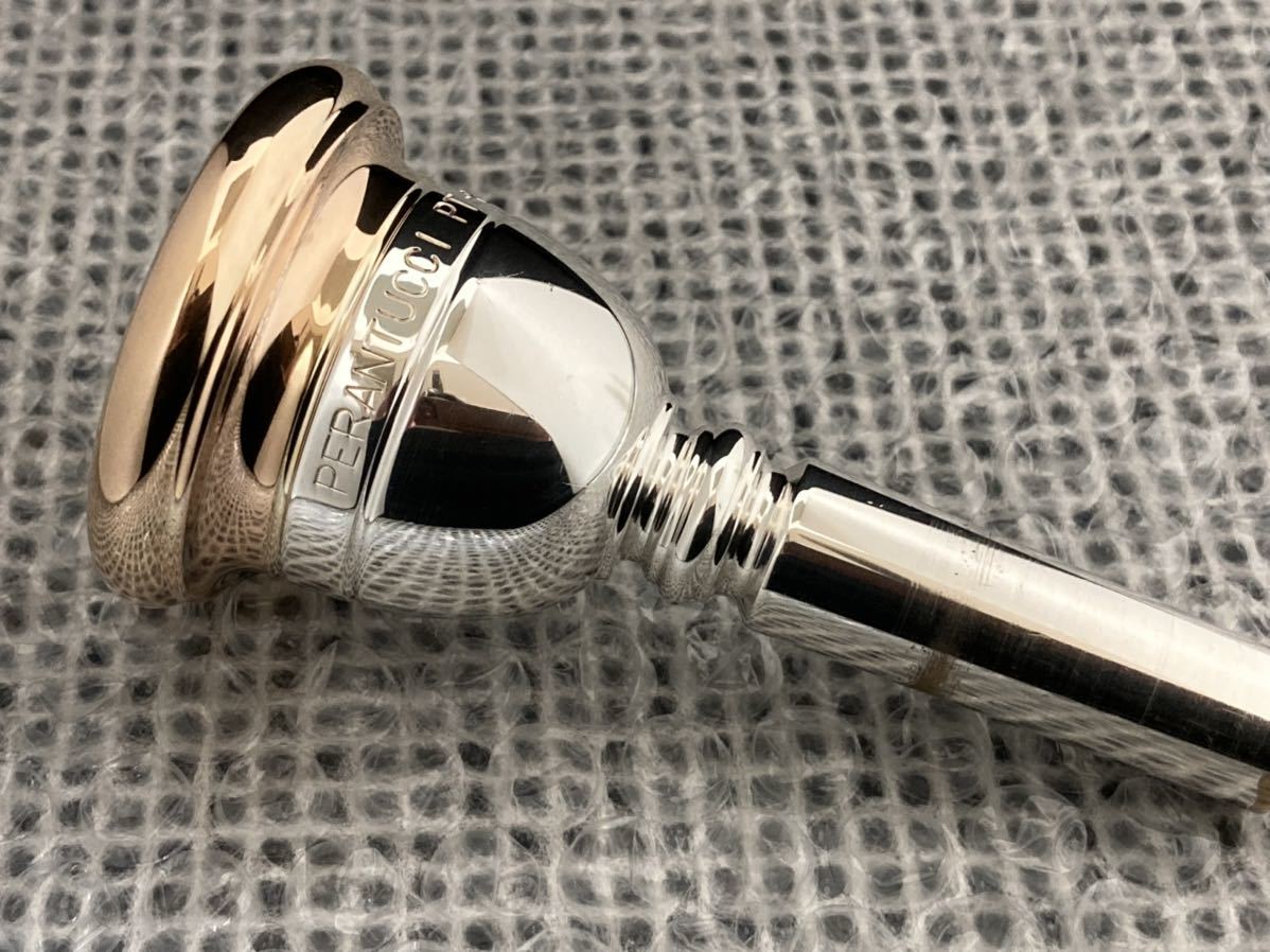 ☆Perantucci PT-84-S チューバ マウスピース ピンクゴールドメッキ