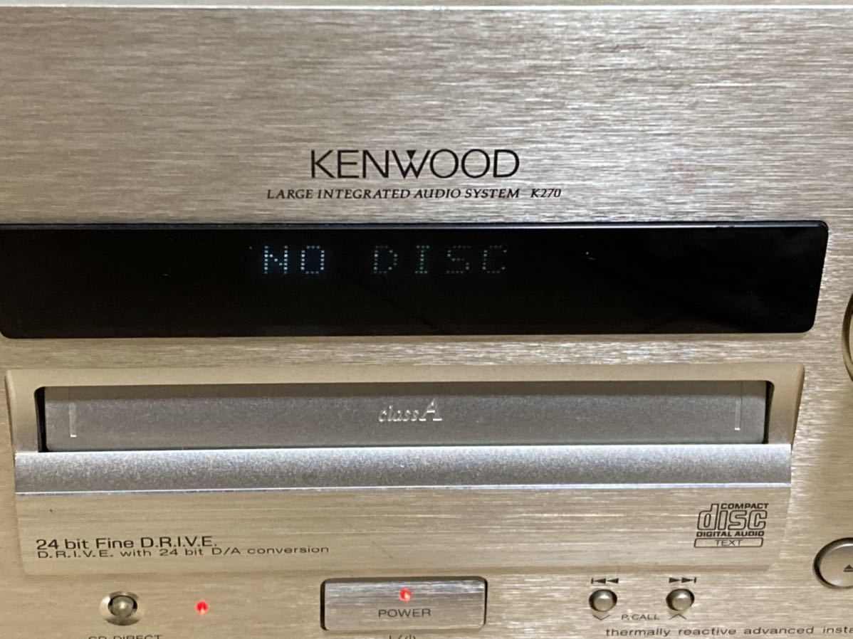 ケンウッド KENWOOD CDレシーバーアンプ K270 KENWOOD K270 ケンウッド