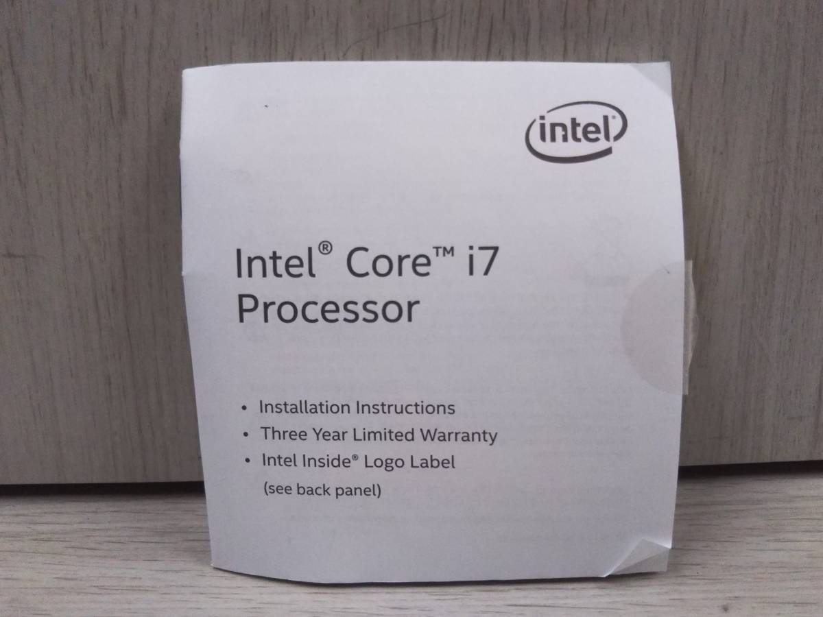 Core CPU Intel インテル 動作未確認 プロセッサー 中古 I7-8700K i7