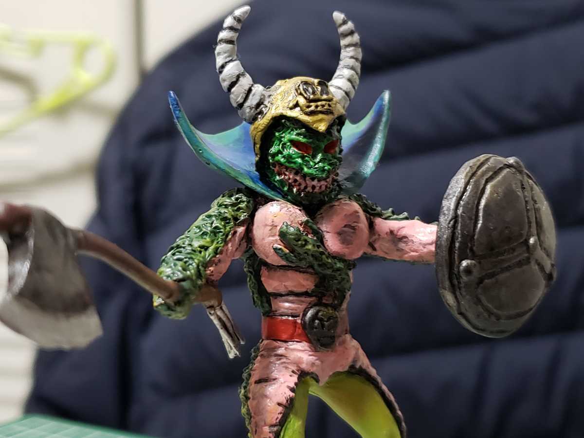 HG仮面ライダー怪人ガチャ 改造リペイント完成品 仮面ライダーX GOD