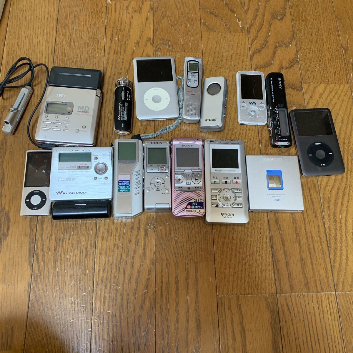 SONY WALKMAN iPod MP3プレーヤー ICレコーダー 等 まとめ オーディオプレーヤー まとめ MDプレーヤー iPod ICレコーダー