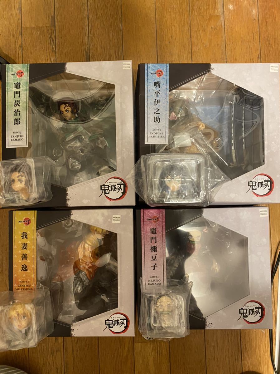 コトブキヤ ARTFX J 鬼滅の刃 竈門炭治郎、竈門禰豆子、我妻善逸、嘴平